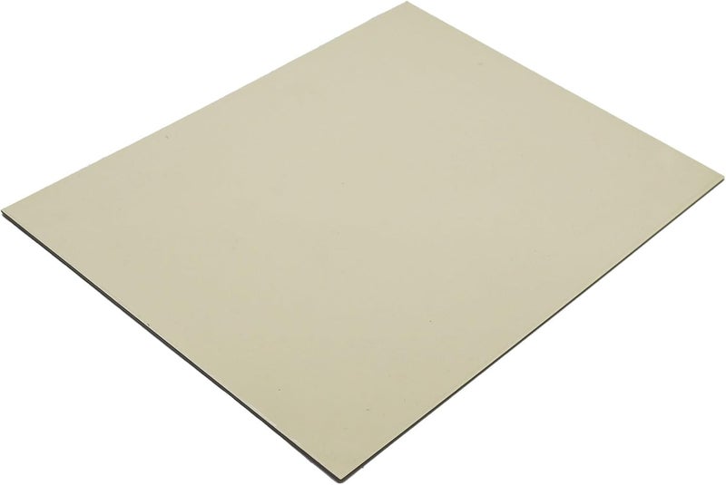 gonymask 3-Ply Guitar Pickguard 24x31DIY Material Blank Pick Guard Scratch Plate Sheet for Strat Tele Electric Guitar Jazz Precision Bass (Cream) - Image 2